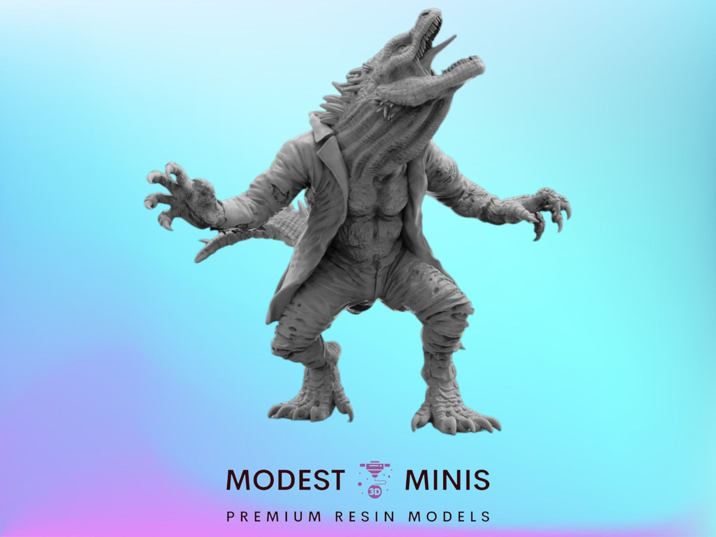 Dr Lizard - 40mm Miniature | Crisis Protocol Proxy | Trident