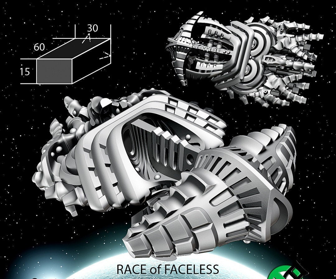 Faceless Flagship - Twilight Imperium | Fleetscale | Starfinder | Billion Suns | Starmada | Firefly | Terra Conflict