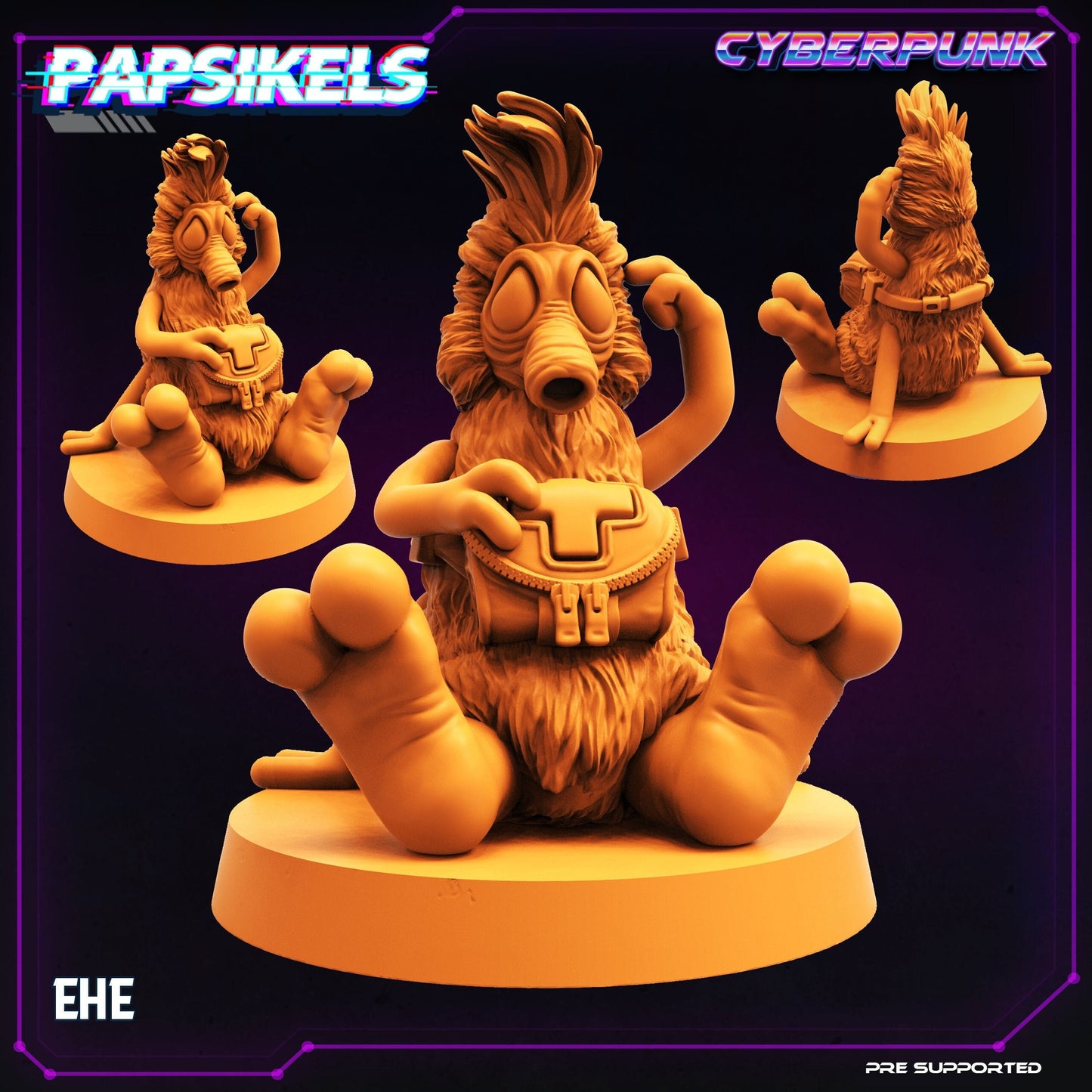 Ehe - Resin Scale Alien Miniature | Cyberpunk | Papsikels