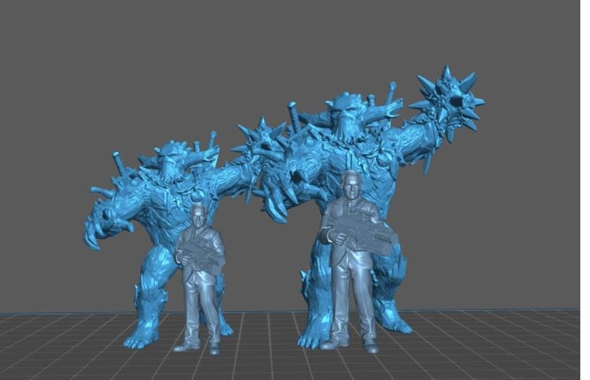 King Tree Groot - 40mm Miniature | Crisis Protocol Proxy | Trident