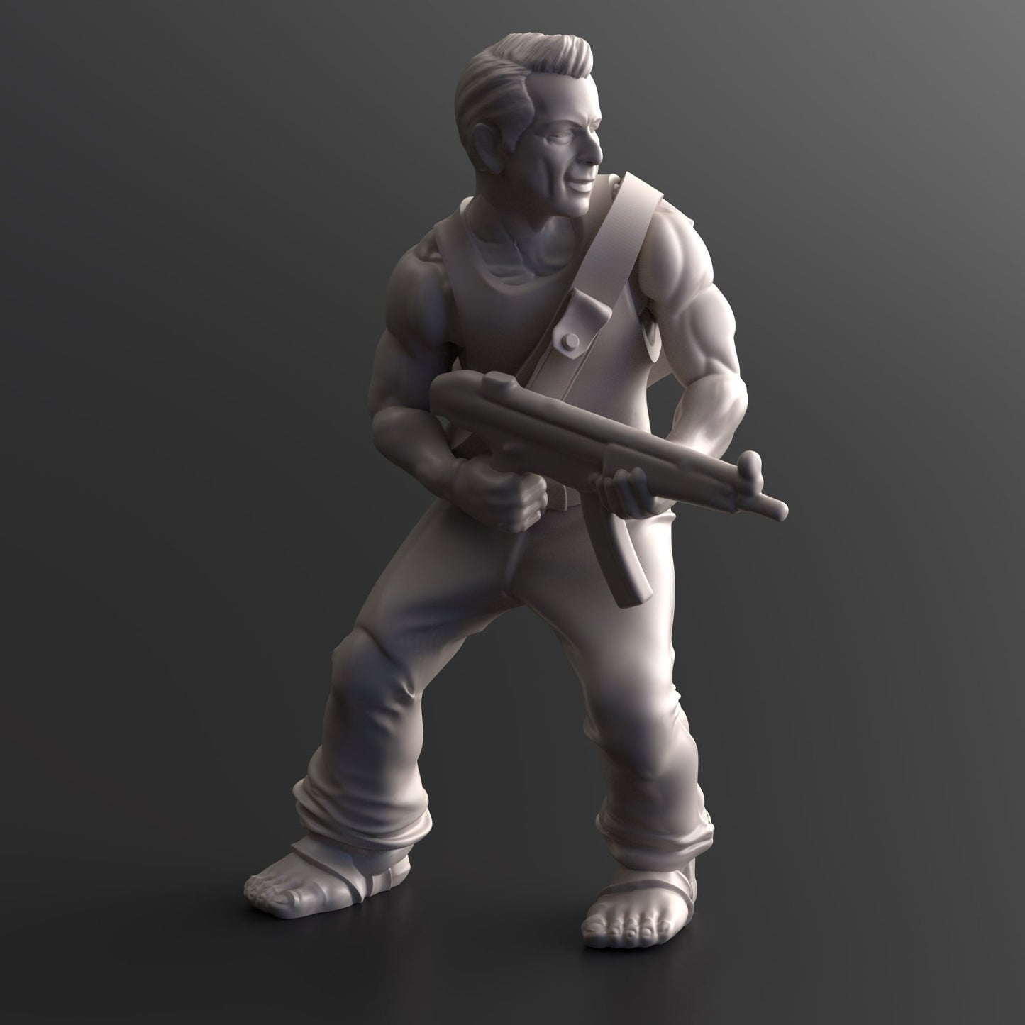 Survivor Jon | 28mm - 100mm Scale Resin Mini | Zombicide | Vaultz