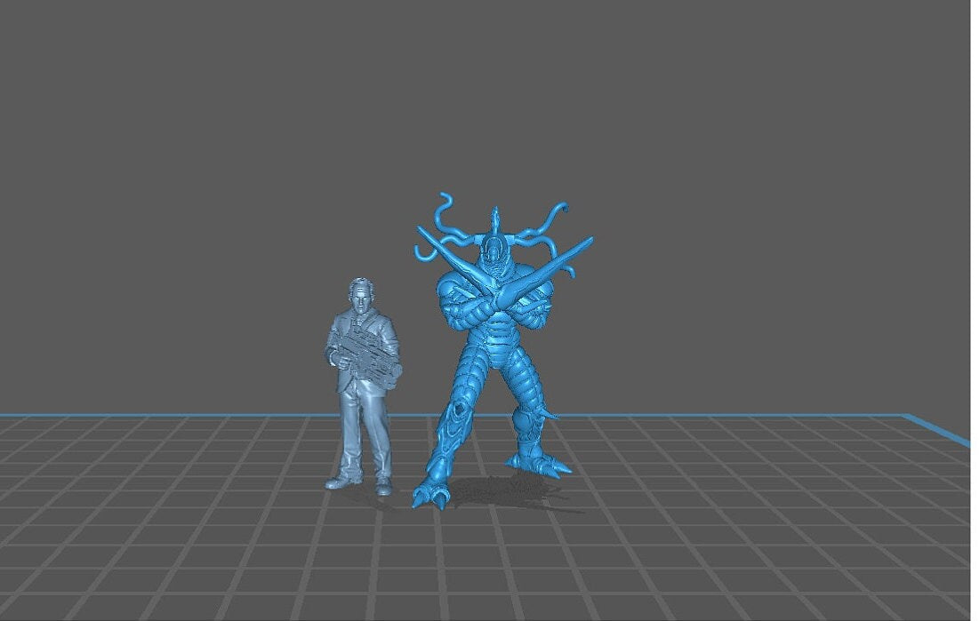 Hyper Papsinoid Tantroms A - Resin Cyberpunk Miniature | Papsikels