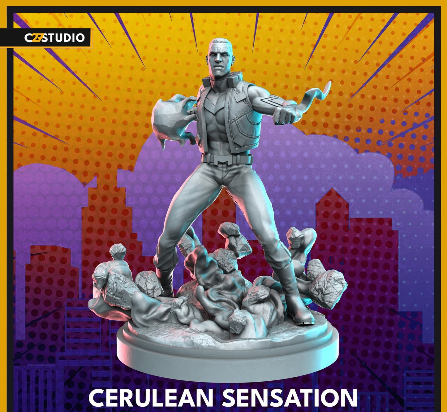 Cerulean Sensation - 32mm - 40mm Mini | Crisis Protocol Proxy | C27