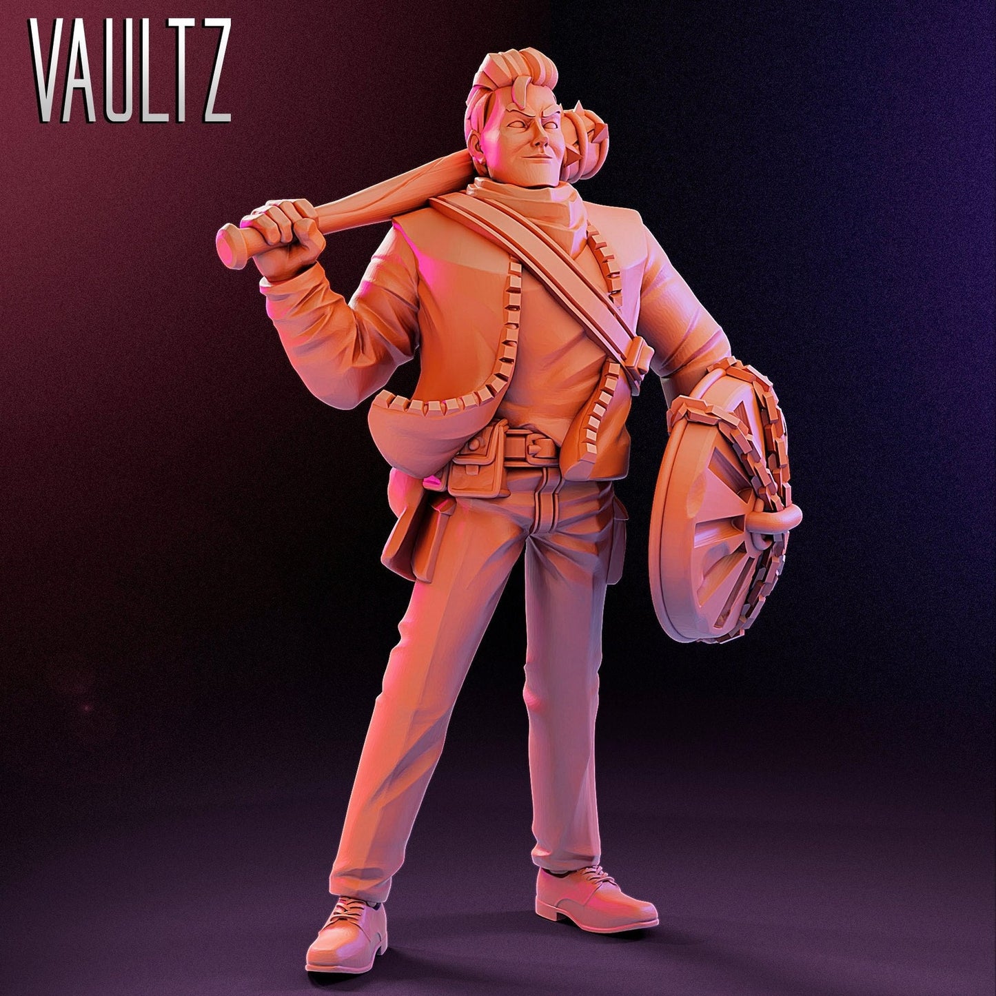 Survivor Mystery Gang Leader | 28mm - 100mm Scale Resin Mini | Zombicide | Vaultz