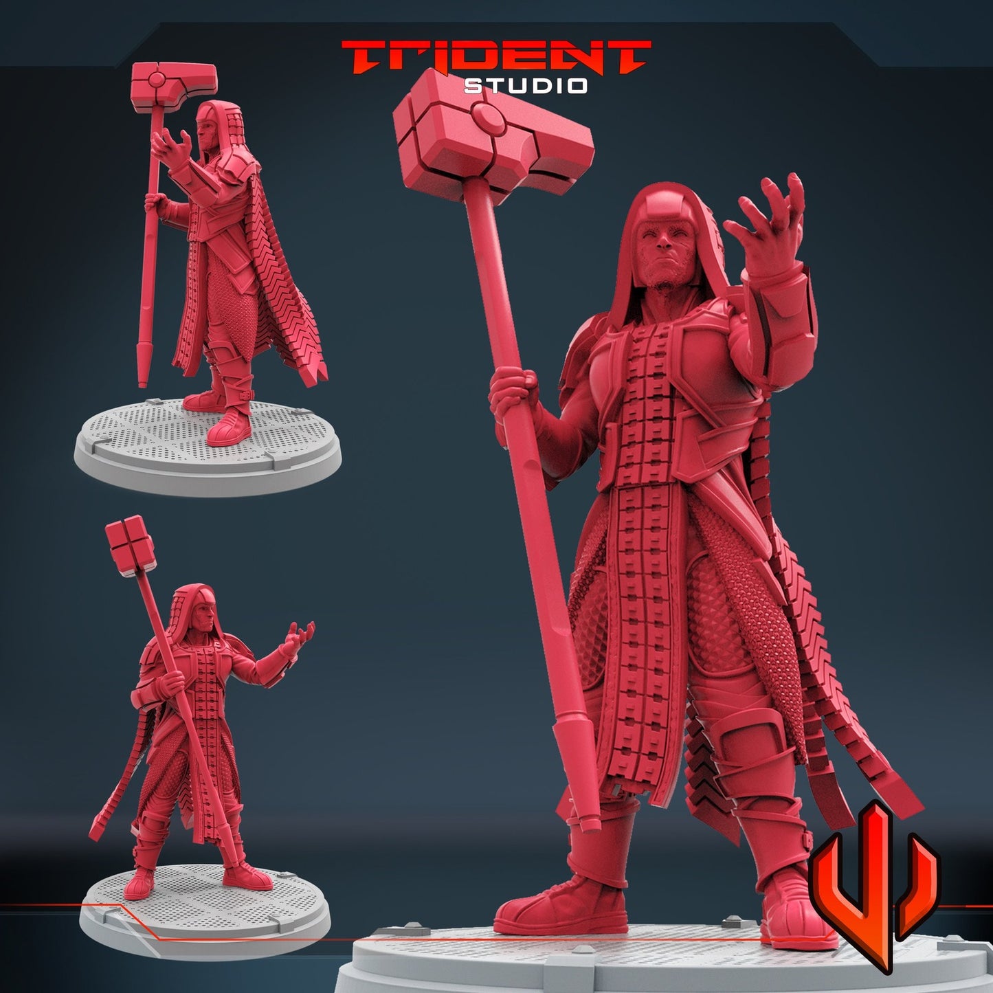 The Accuser B - 40mm Miniature | Crisis Protocol Proxy | Trident