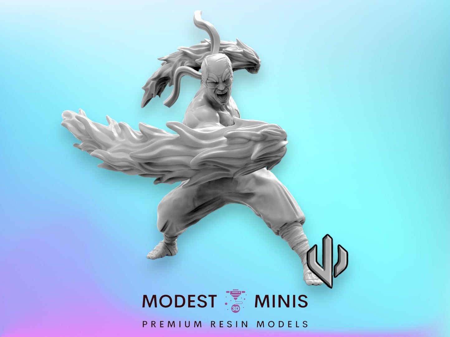 Dragon Fist C - 40mm Miniature | Crisis Protocol Proxy | Trident