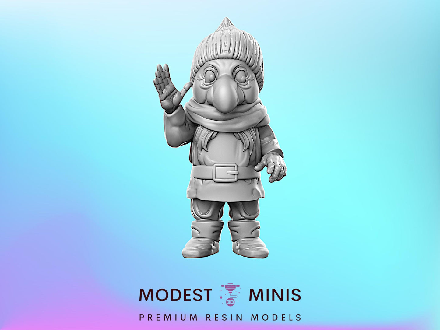 LOTR Orin Dwarf - 32mm Scale DnD Miniature | Dungeons and Dragons | Classic JRPG Mini - RN Estudio
