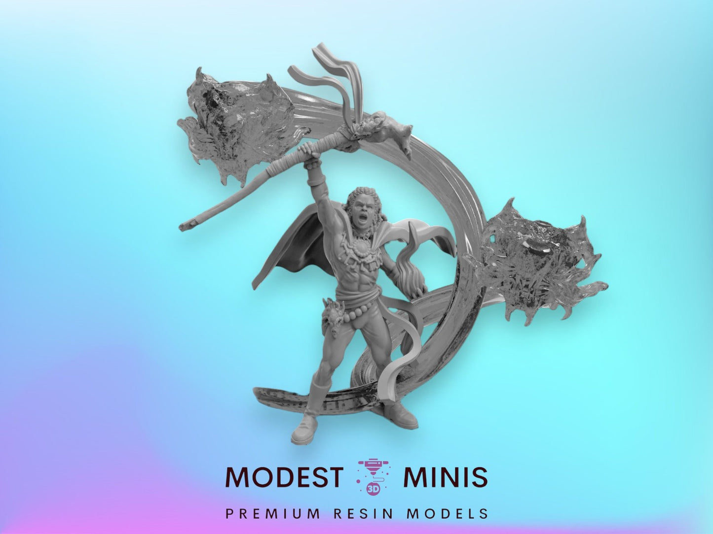 Doc Juju - 40mm Miniature | Crisis Protocol Proxy | Trident