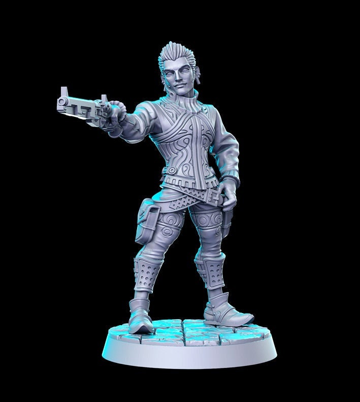 Balthier - 32mm Scale DnD Miniature | Dungeons and Dragons | Final Fantasy | RPG - RN Estudio