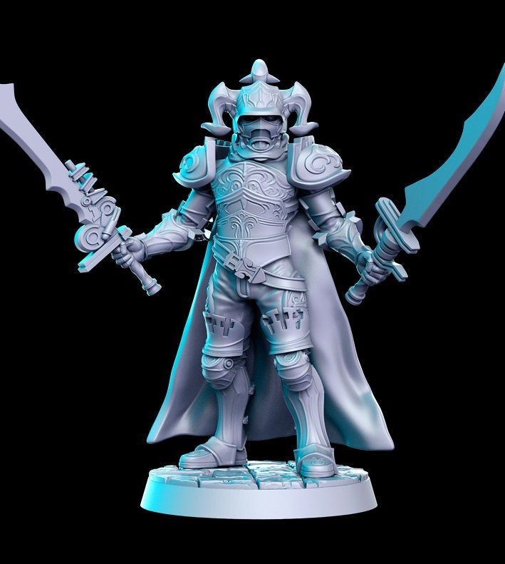 Gabranth - 32mm Scale DnD Miniature | Dungeons and Dragons | JRPG Mini - RN Estudio