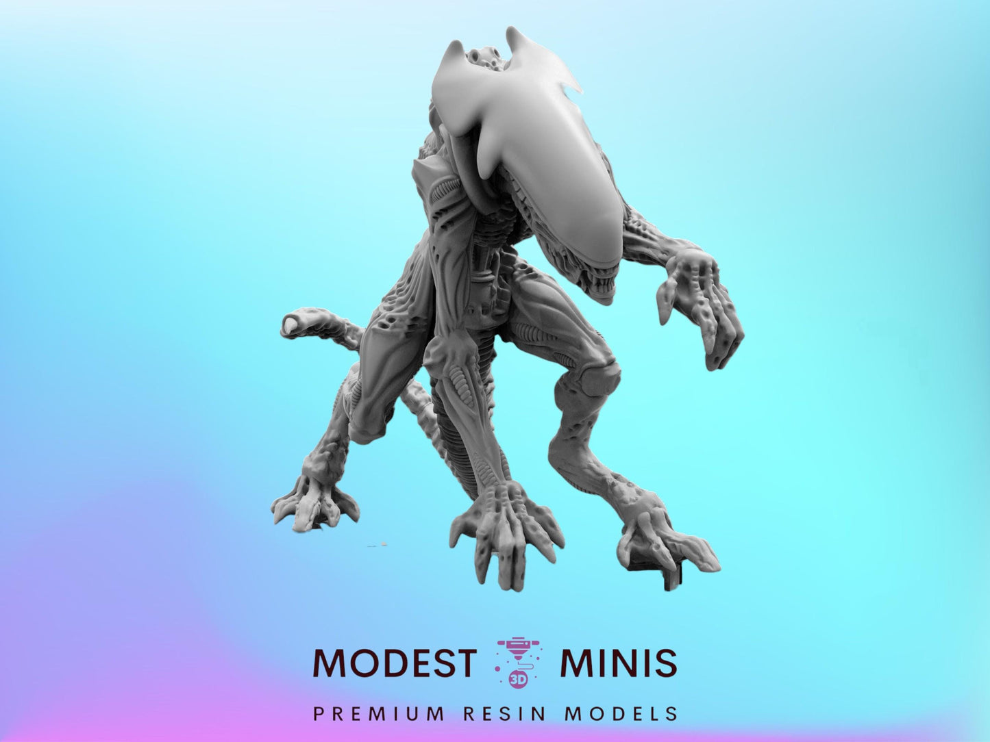 6pc Cheetah Aliens Set - Resin 3D Print Alien Miniature | RPG | Sci fi | Cyberpunk | Role Playing | DnD | Papsikel