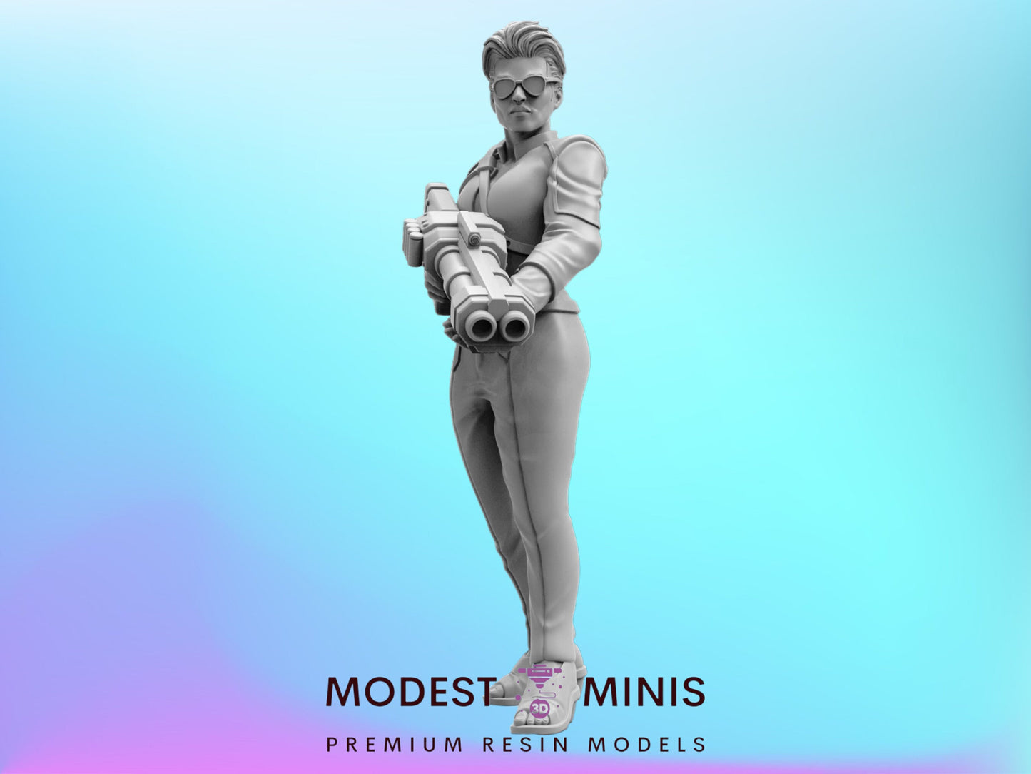 President Mayers Shotgun - 32mm Scale Cyberpunk Miniature | Papsikels