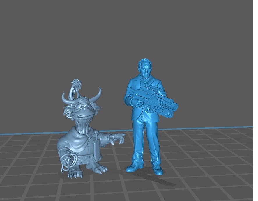 Orc Captain - 32mm Scale DnD Miniature | Dungeons and Dragons | Western RPG Mini - RN Estudio
