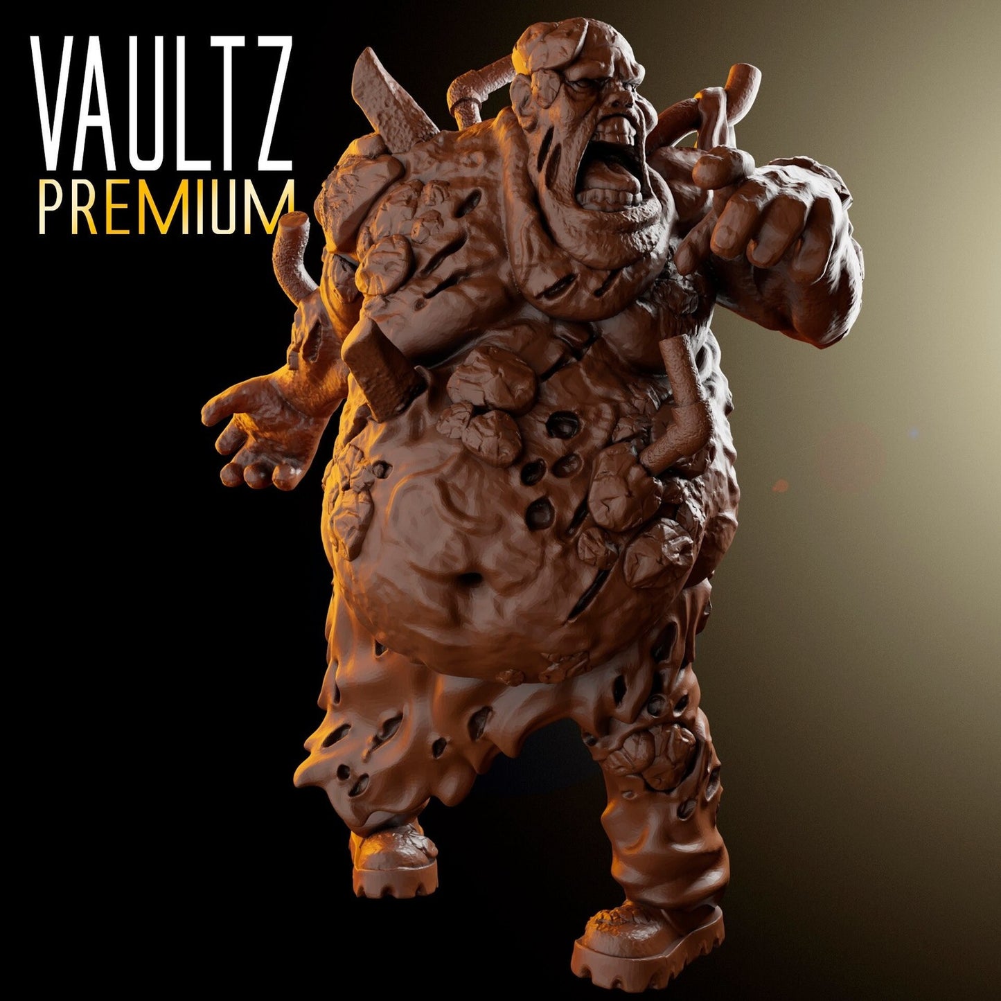 Zombie Fatty | 28mm - 100mm Scale Resin Mini | Zombicide | Vaultz