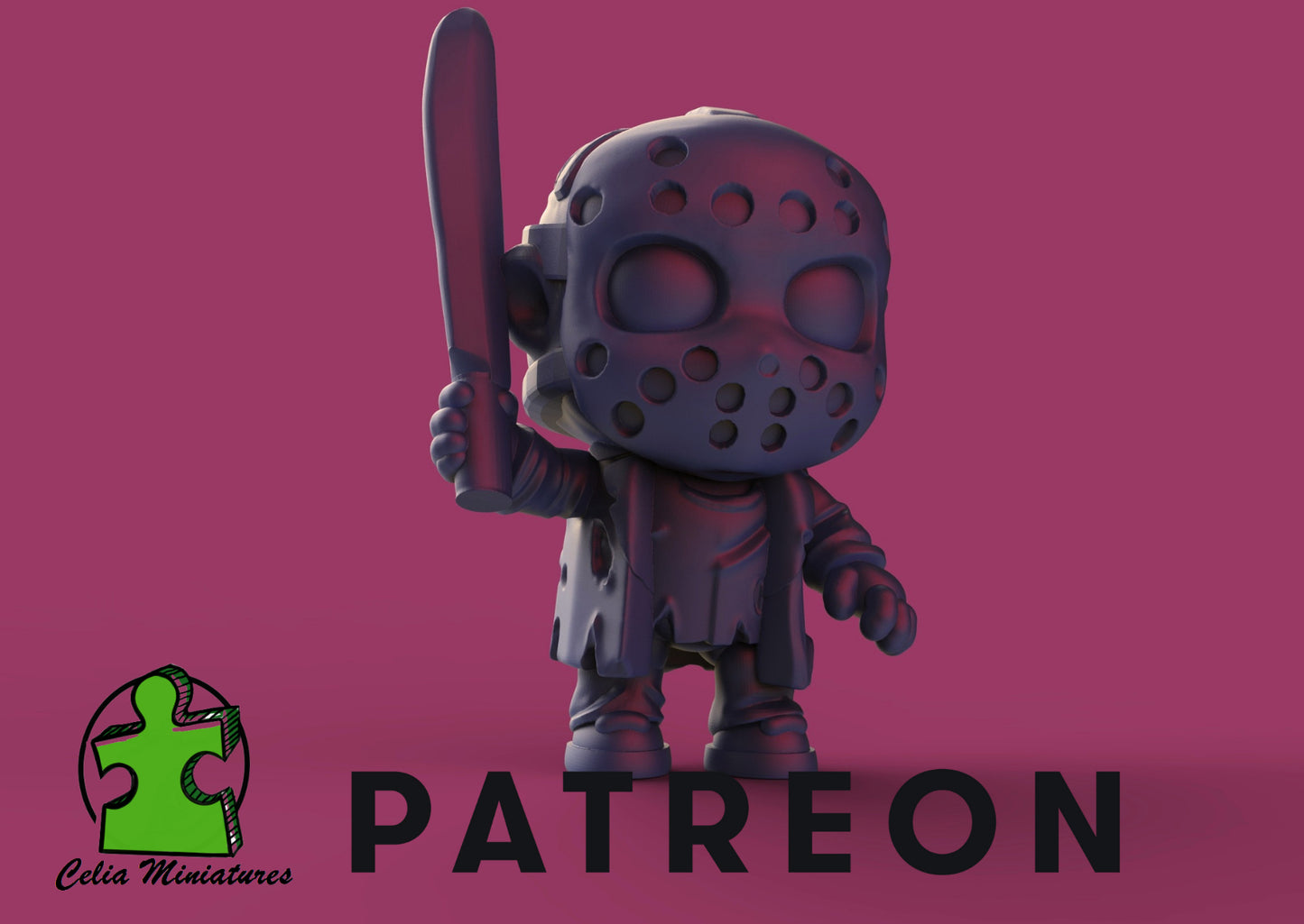 Chibi Jason - 28mm - 54mm Scale