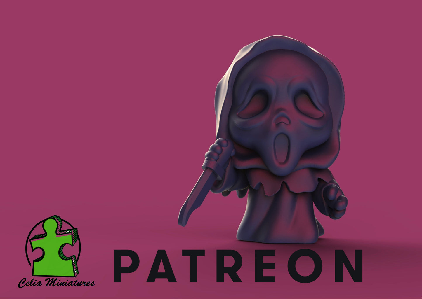 Chibi Screamer - 28mm - 54mm Scale