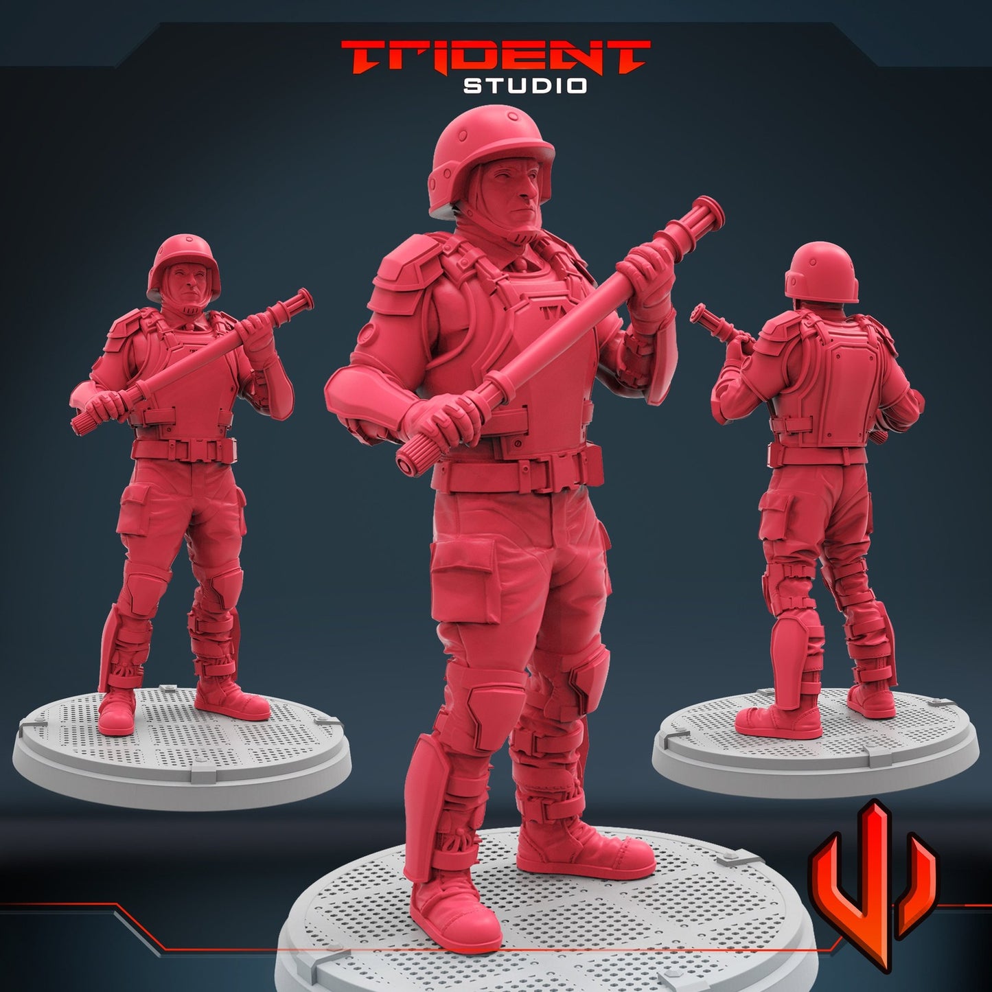 TVA Cops C - 32mm - 40mm Mini | Crisis Protocol Proxy | Trident
