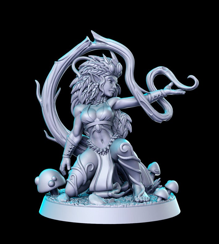 Dryad - 32mm Scale DnD Miniature | Dungeons and Dragons | Final Fantasy | RPG - RN Estudio