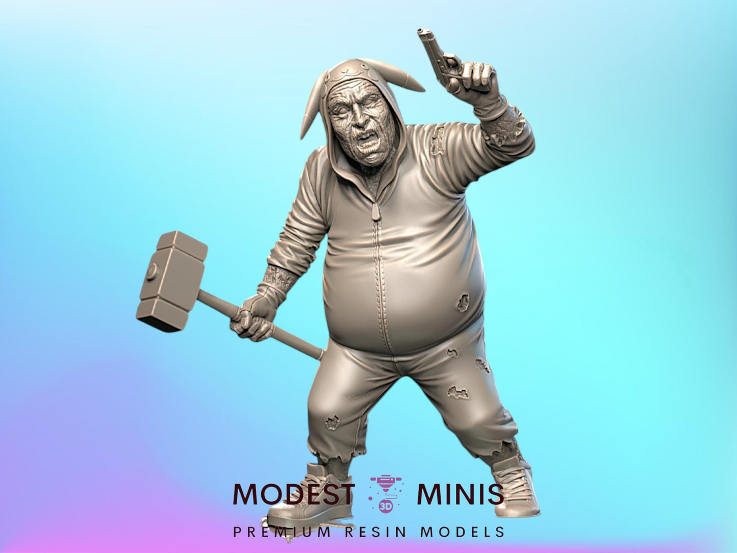 Pikabulk Survivor and Zombie - 28mm 30mm 32mm - Wasteland | Zombicide | Walking Dead | Zombie Con