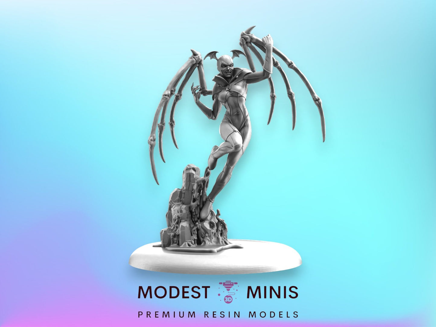 Rage Angel - 32mm 35mm 40mm Resin Mini | Superhero | C27