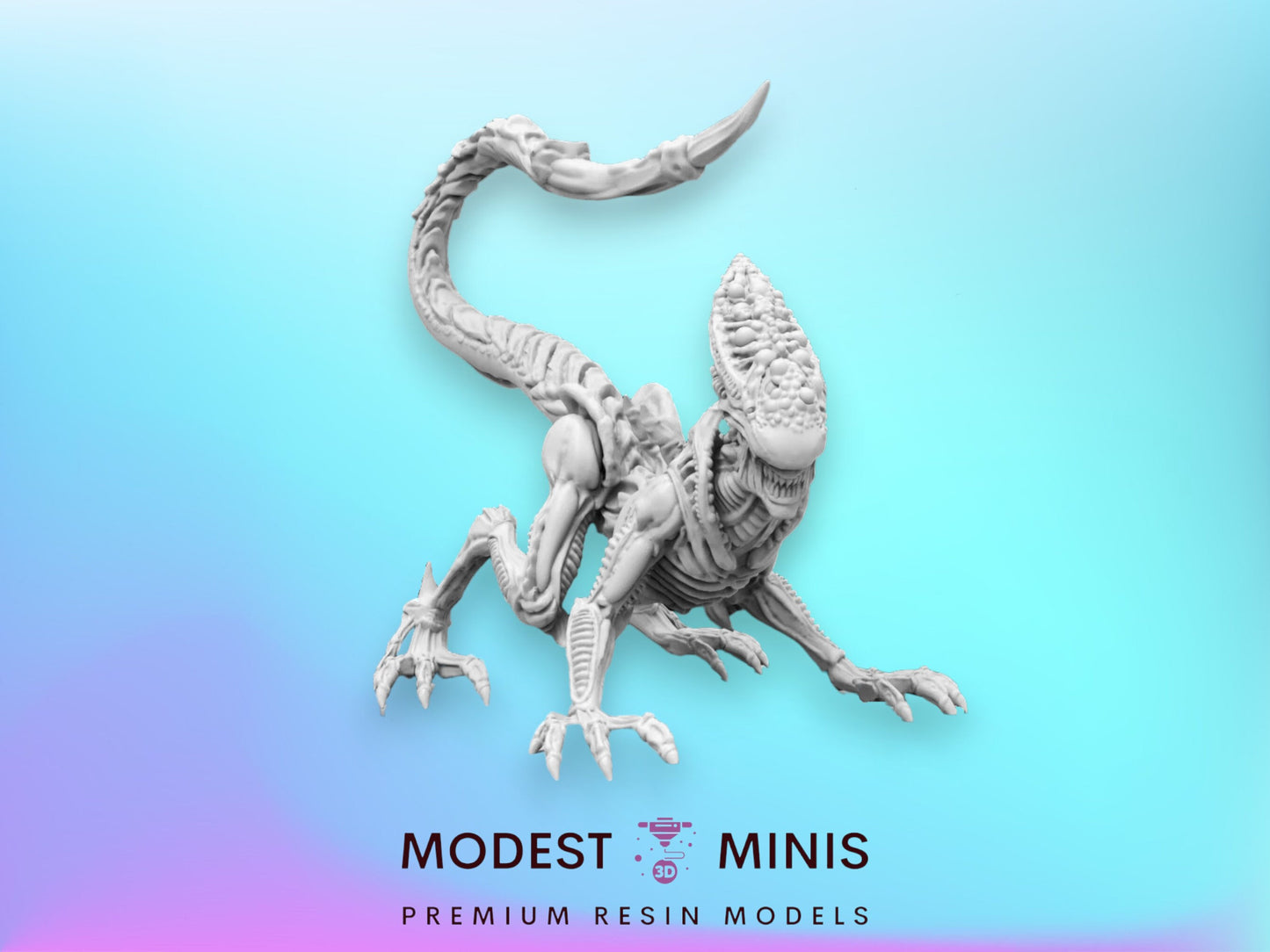 Alien Lethal Stalker - 32mm Scale Alien Miniature | RPG | Sci fi | Cyberpunk | Role Playing | DnD | Papsikel