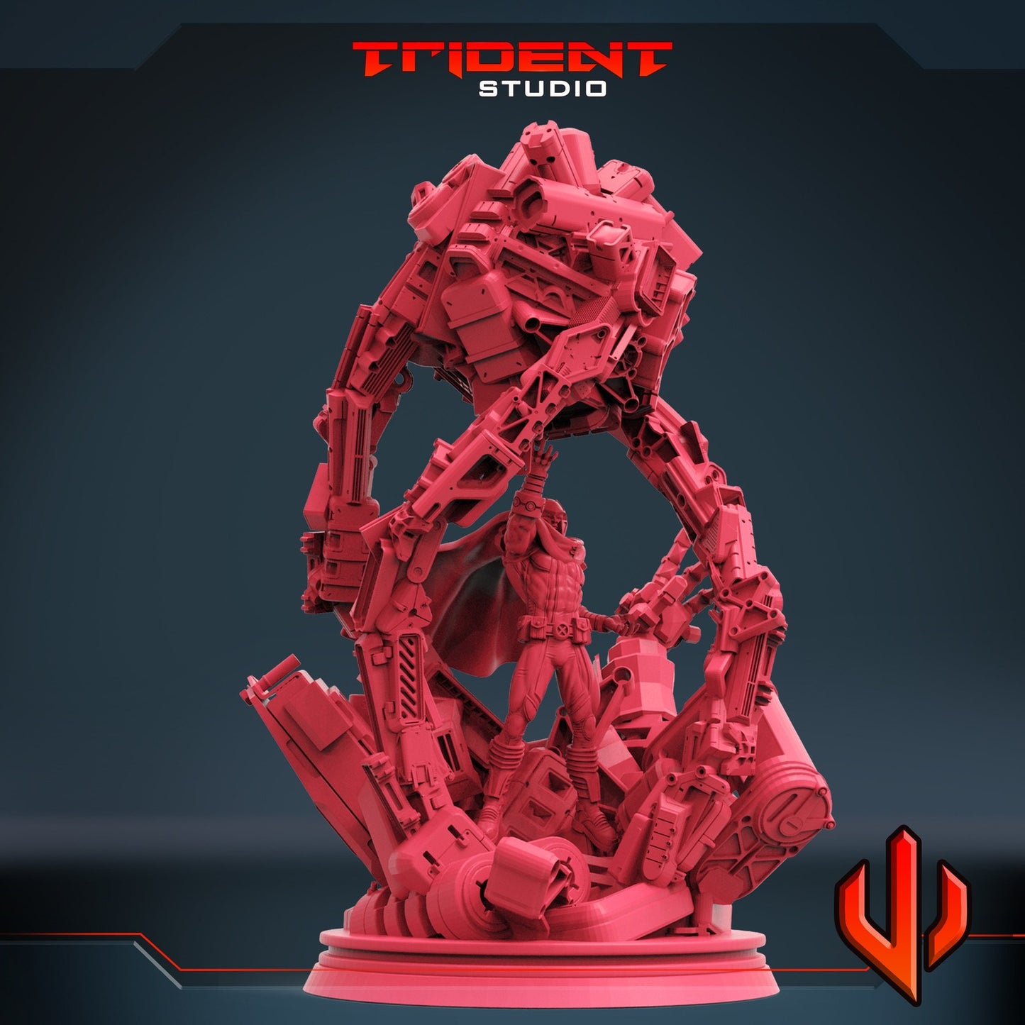 Magnet Master Brotherhood - 40mm  Miniature | Crisis Protocol Proxy | Trident