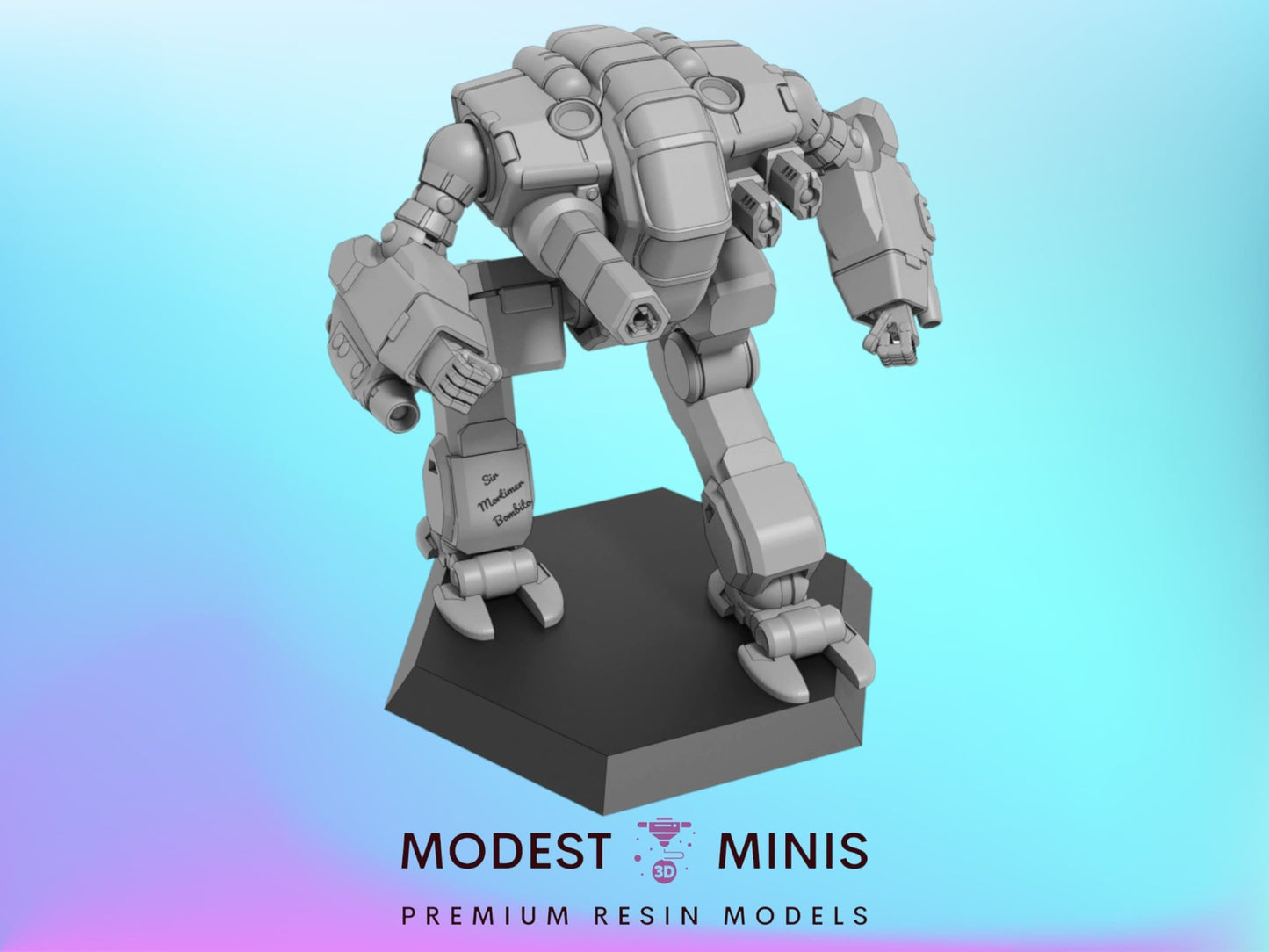 Cesar 4s Heavy | 1:265 | 6mm Battletech Scale | Mecha | Sir Mortimer