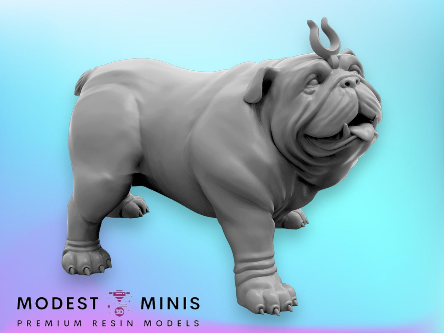 Big Teleporting Bully Lockjaw - 40mm  Miniature | Crisis Protocol Proxy | Trident