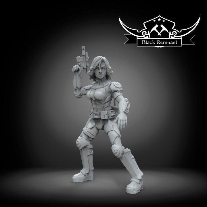 Insurgent Deena - 28mm - 40mm Scale  | Star Wars Legion Mini