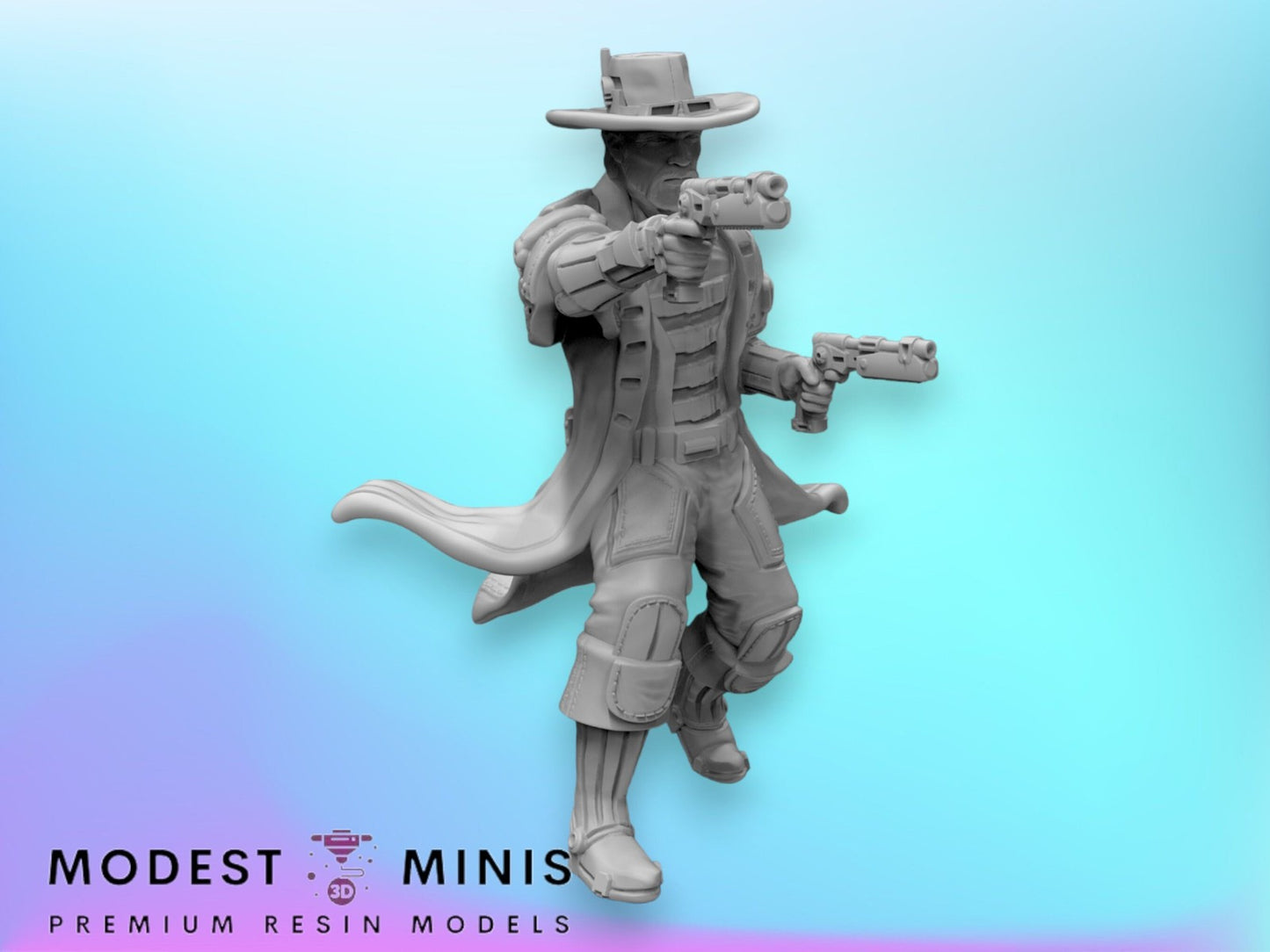 Space Cowboy Leader - 28mm - 40mm Scale | Star Wars Legion Mini