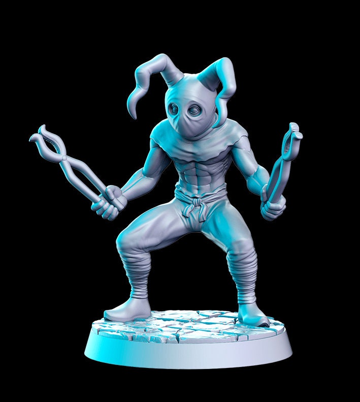 Plierfiend Demon Torturer - 32mm Scale DnD Miniature | Dungeons and Dragons | JRPG Mini - RN Estudio