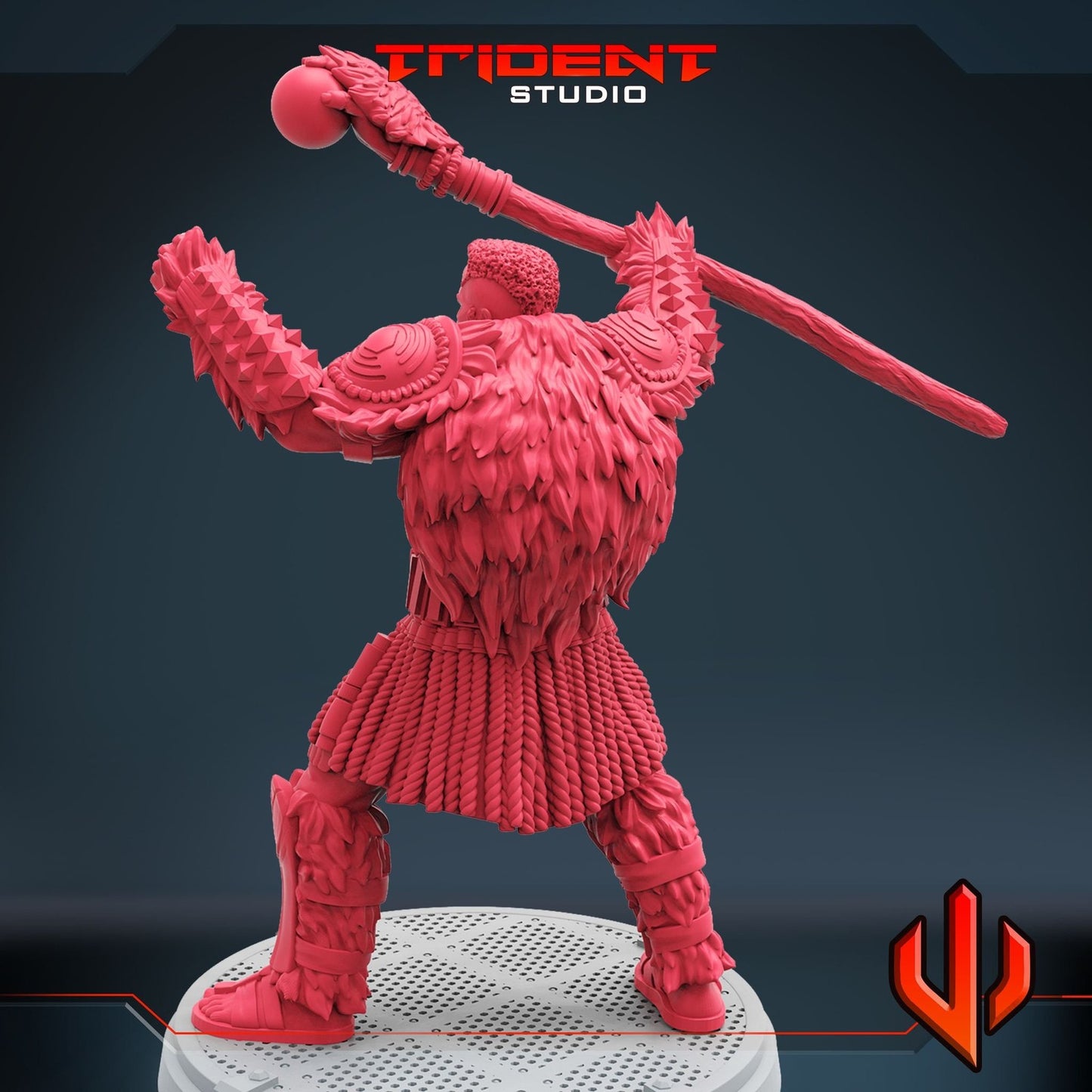 Gorilla Leader B - M'baku 40mm  Miniature | Crisis Protocol Proxy | Trident