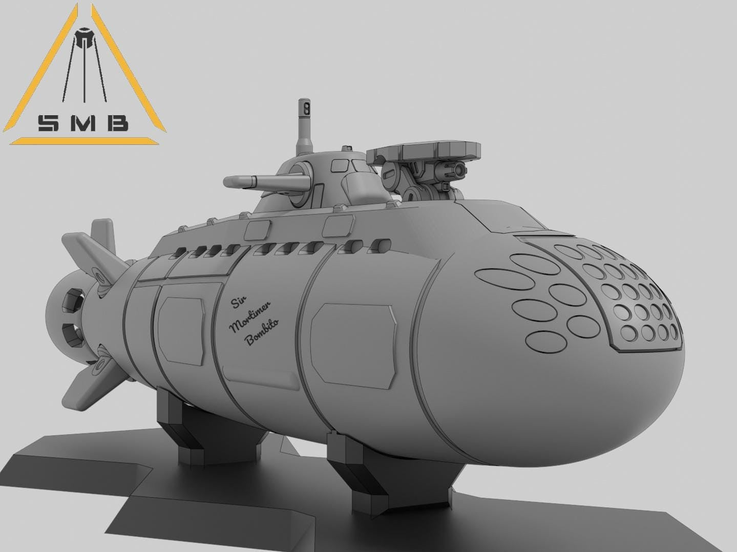Submarine N | 1:265 | 285 | 6mm Battletech Scale | Sir Mortimer