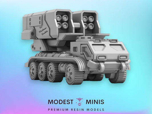 LRMC W Long Range Missile Launcher Tank | 1:265 | 6mm Battletech Scale | Mecha | Sir Mortimer