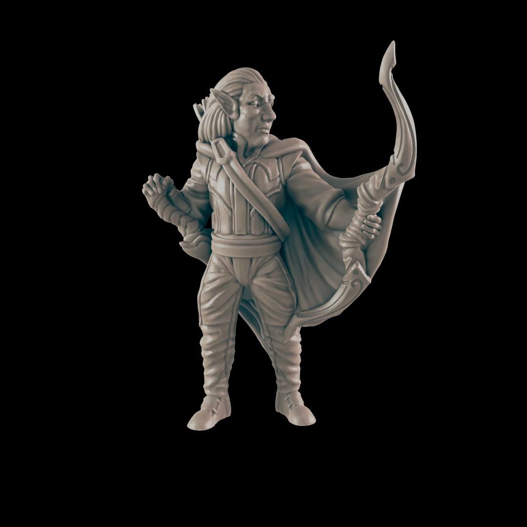 Ranger Heroes  | 25mm - 100mm Scale | DnD | EC3D Fantasy Mini | Everyday Heroes