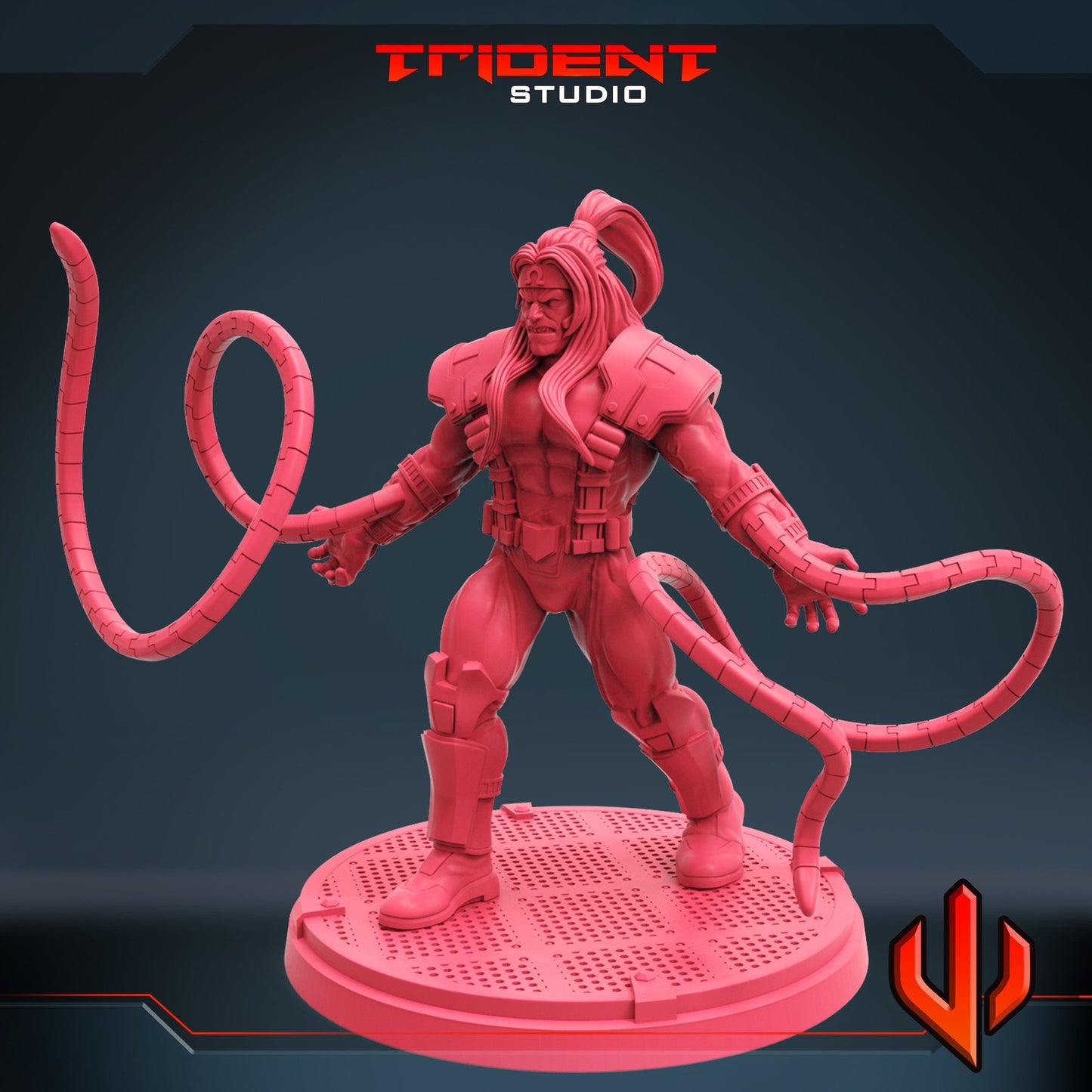 Red Russian A Omega Red - 40mm  Miniature | Crisis Protocol Proxy | Trident