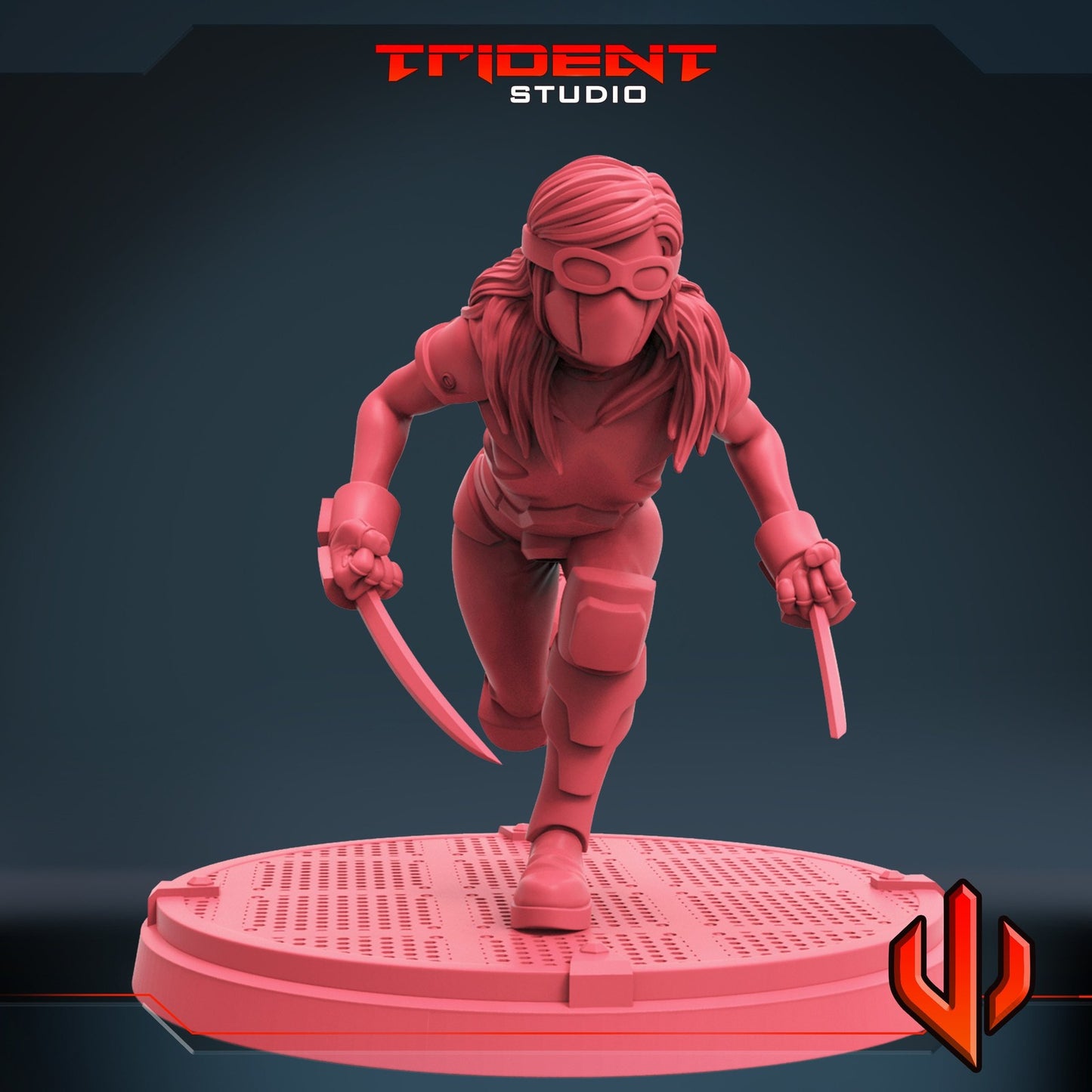 Sweet Mink - Honey Badger 40mm  Miniature | Crisis Protocol Proxy | Trident