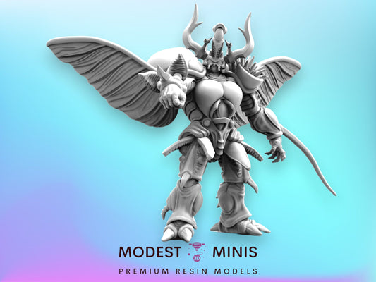 Hyper Papsinoid Kabutole C - Resin Cyberpunk Miniature  | Papsikels