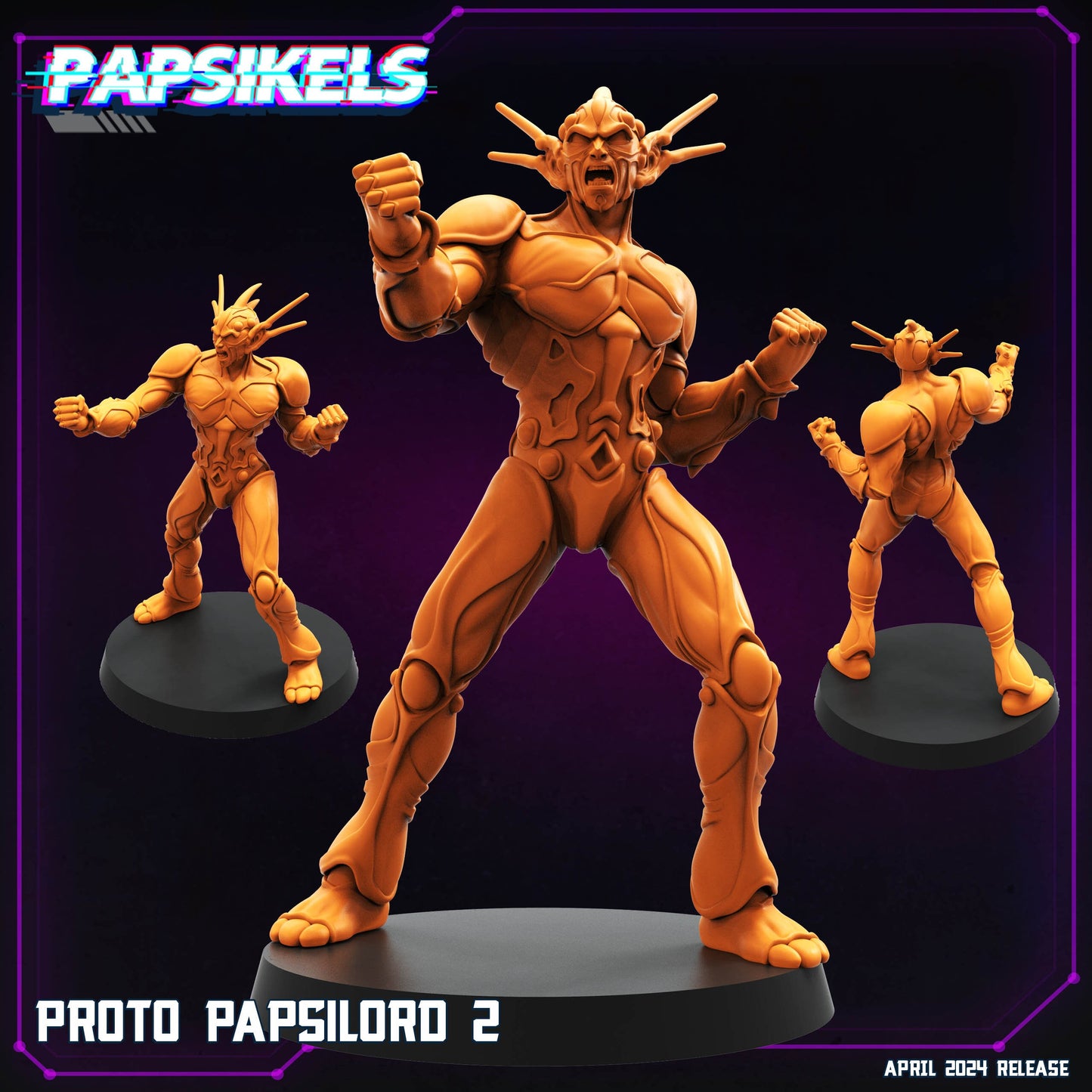 Proto Papsilord - Resin Cyberpunk Miniature  | Papsikels