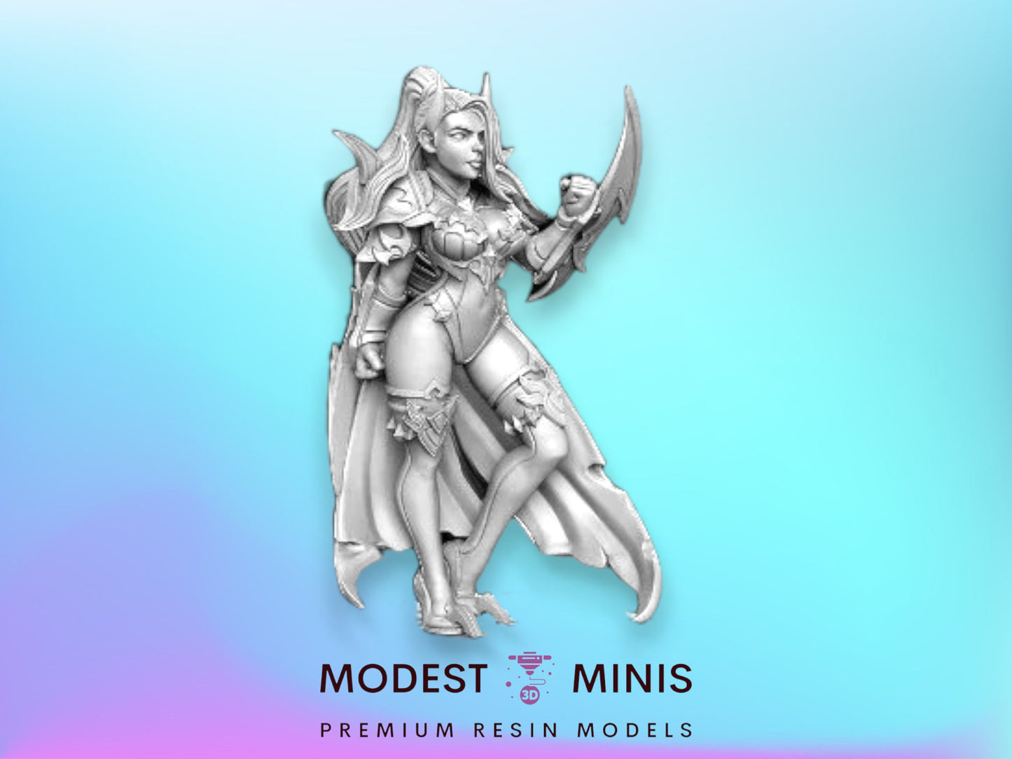 Elena - 32mm Scale DnD Miniature | Dungeons and Dragons | JRPG Mini - RN Estudio