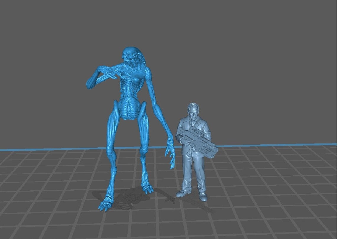 Xeno Newborn 3 - 32mm Scale Alien Miniature | RPG | Sci fi | Xeno | Role Playing | DnD | Papsikel