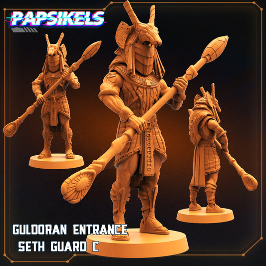Gul'Doran Entrance Guard C - Resin 3D Print Alien Miniature | RPG | Sci fi | Cyberpunk | Role Playing | DnD | Papsikel Star Entrance