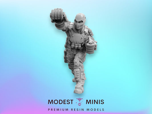 Bone Cross A - 40mm  Miniature | Crisis Protocol Proxy | Trident