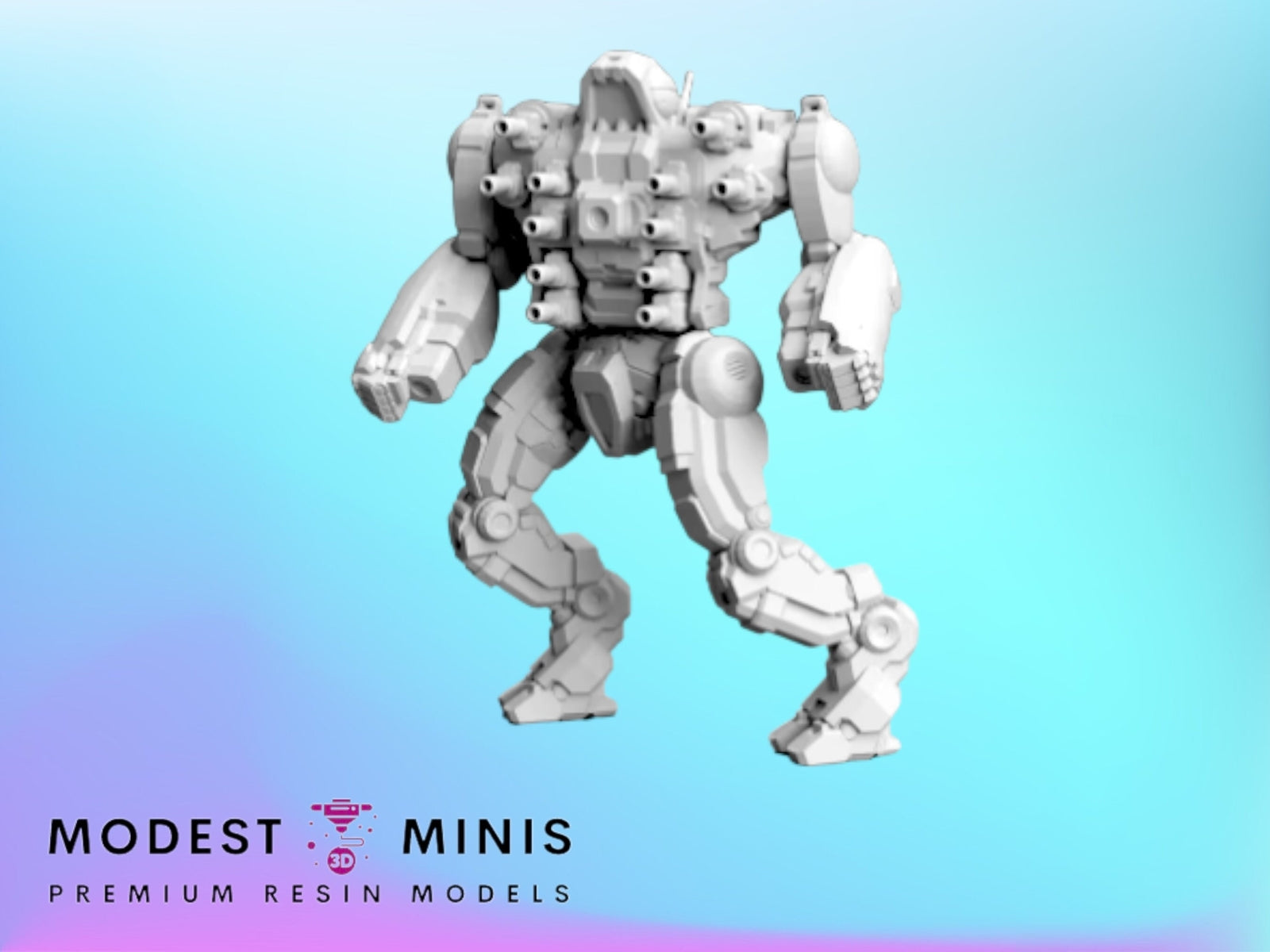Modest Scale Piranha | 1:265 | 6mm Battletech Scale | Mecha | Sir Mortimer – Modest ...