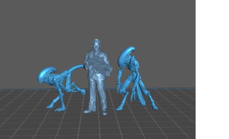 Xeno Runner A-E - 32mm Scale Alien Miniature | RPG | Sci fi | Cyberpunk | Role Playing | DnD | Papsikel