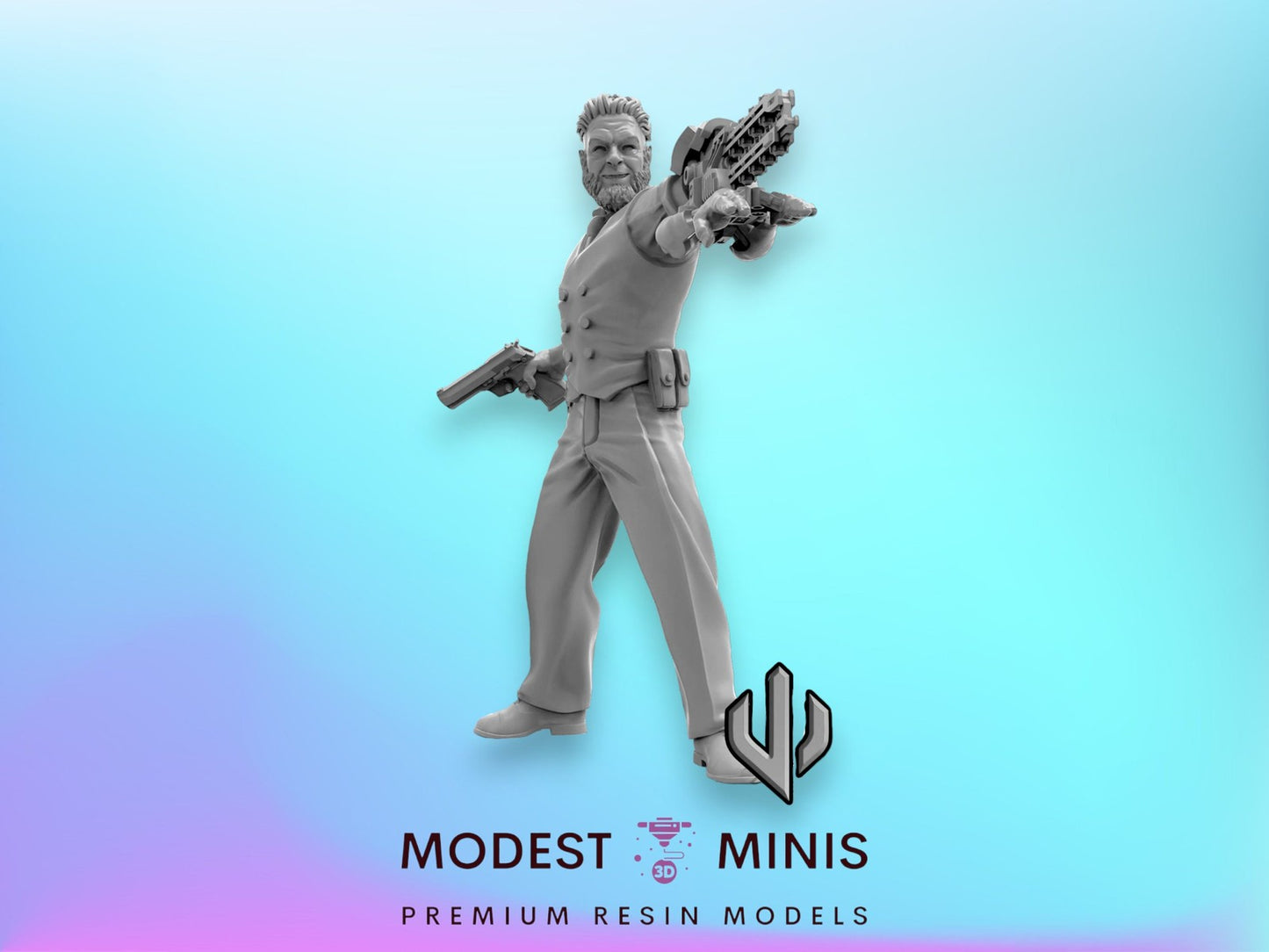 Klaue B - 40mm  Miniature | Crisis Protocol Proxy | Trident