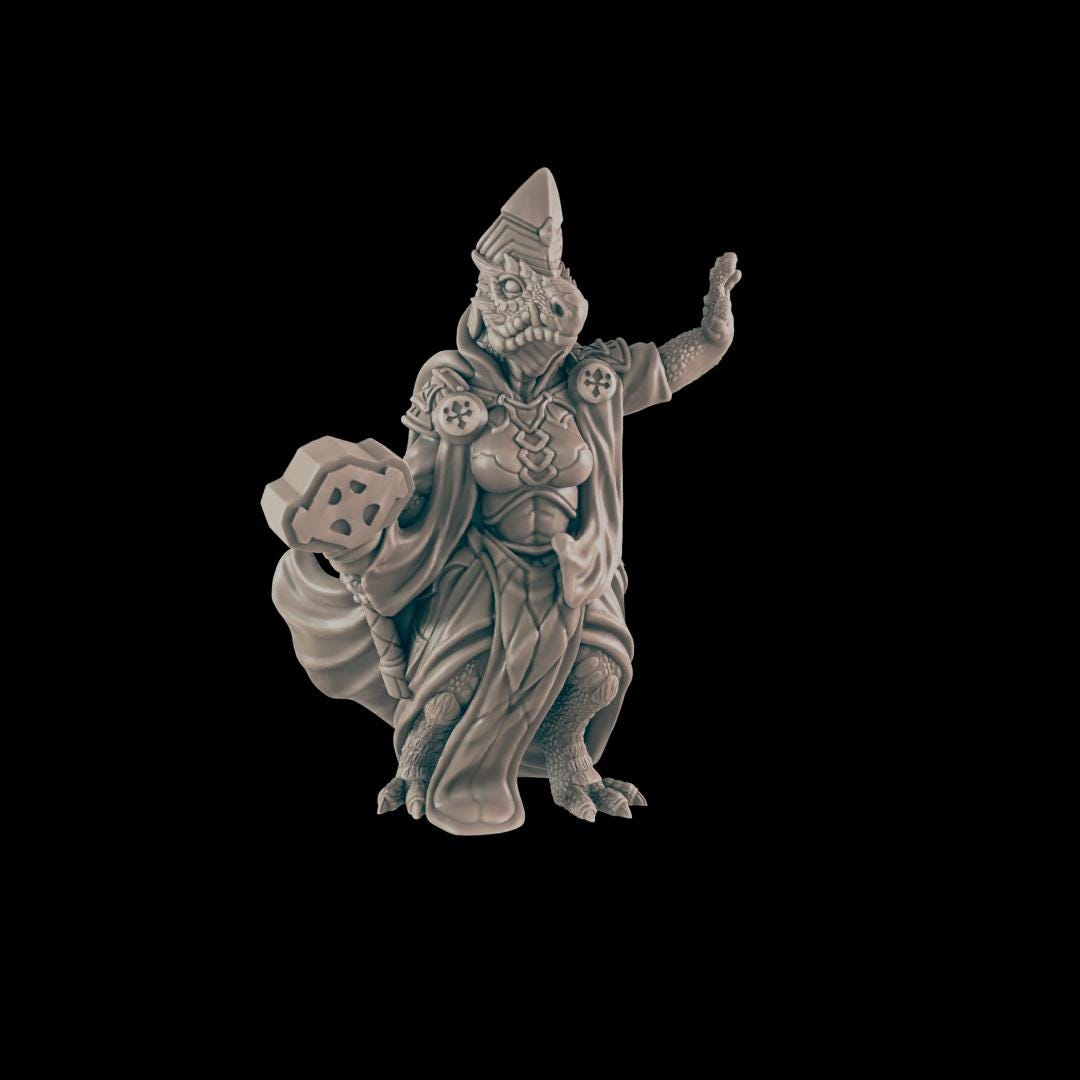 Cleric Heroes  | 25mm - 100mm Scale | DnD | EC3D Fantasy Mini | Everyday Heroes