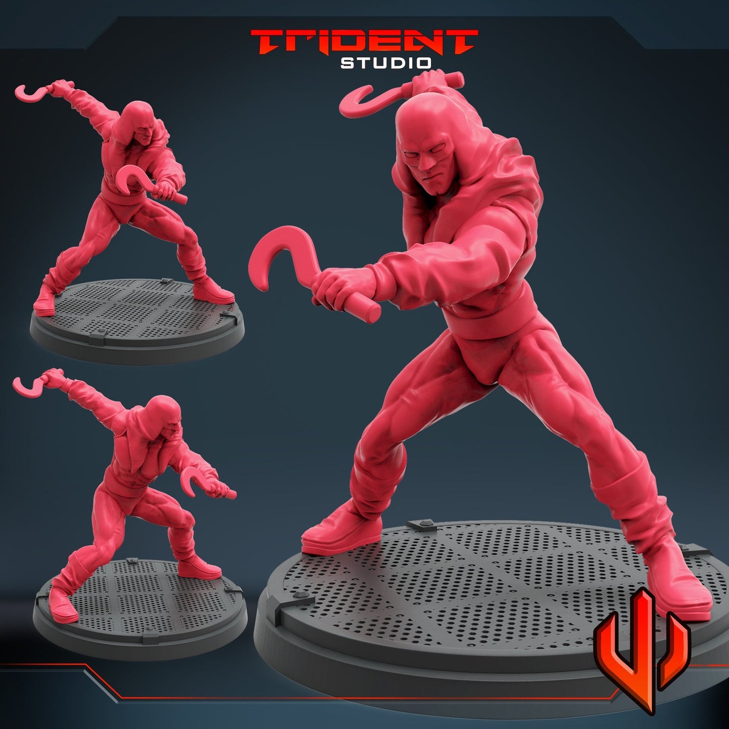 Boomslinger Serpent Society - 40mm  Miniature | Crisis Protocol Proxy | Trident