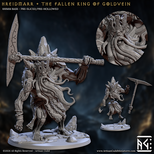 Hreidmarr Undead Giant | 28mm - 75mm Scale Resin Minis | DnD | Frostgrave Artisan Guild Curse of Goldvein