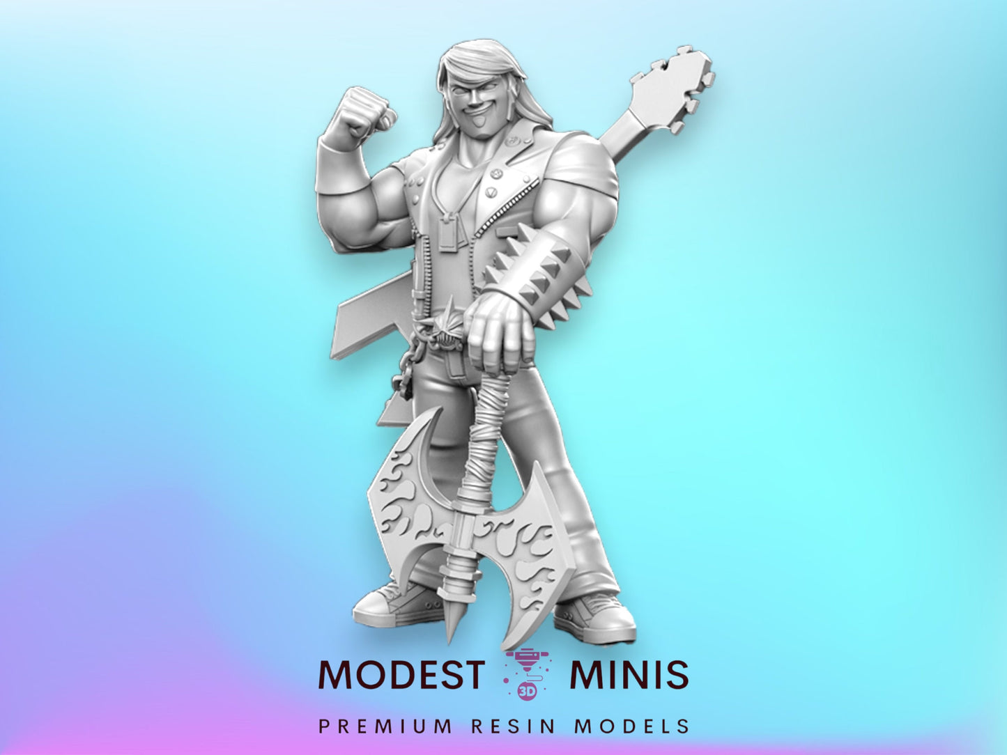 Brutal Ed - 32mm Scale DnD Miniature | Dungeons and Dragons | Western RPG Mini - RN Estudio